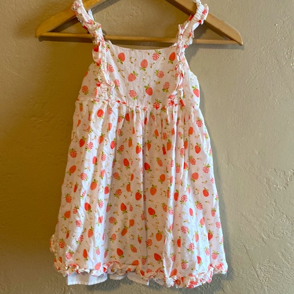 Joie Strawberries & Raspberries Fruit Dress Size 5 - Picture 1 of 8